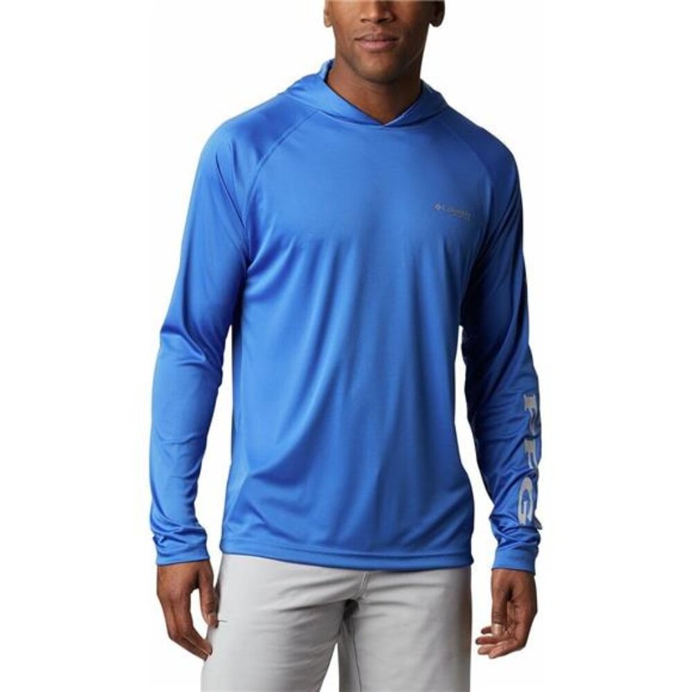 Columbia Men's Terminal Tackle Sun Hoodie, Moisture Wicking